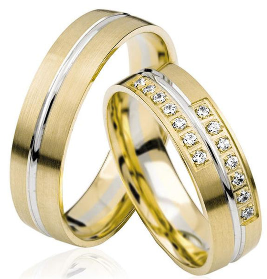 Simon & Söhne Trauringe/Eheringe Basic Bicolor S 127