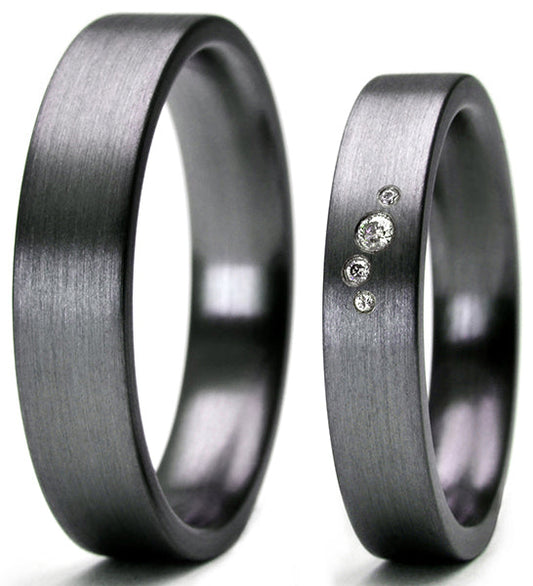 Produktbild: Tantalum-Magic-Tantal-Trauringe Linie-P2 4 Brill.