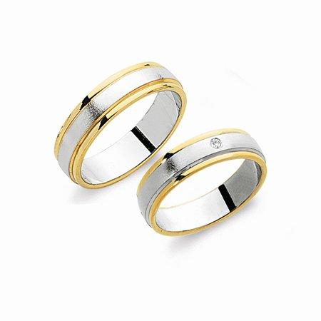 Schwarz Trauringe/Eheringe Basic SW009