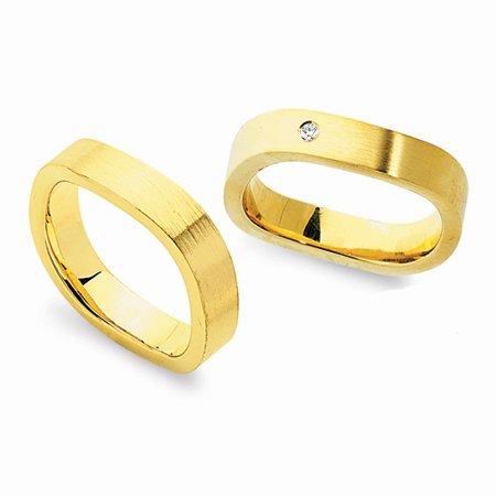 Schwarz Trauringe/Eheringe Basic SW024