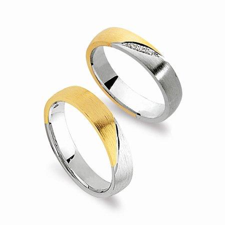 Schwarz Trauringe/Eheringe Basic SW029