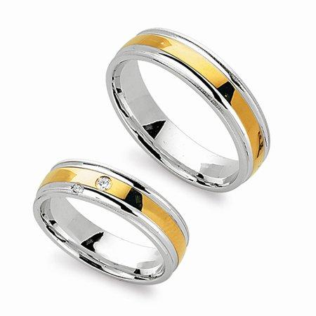 Schwarz Trauringe/Eheringe Basic SW030