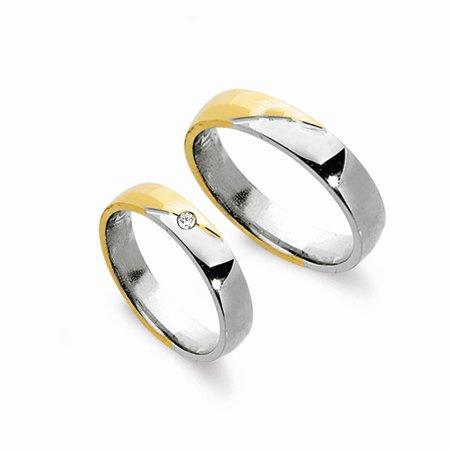 Schwarz Trauringe/Eheringe Basic SW033