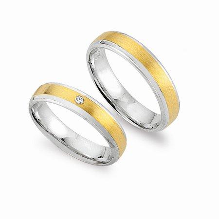 Schwarz Trauringe/Eheringe Basic SW034