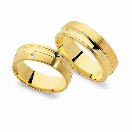 Schwarz Trauringe/Eheringe Basic SW047