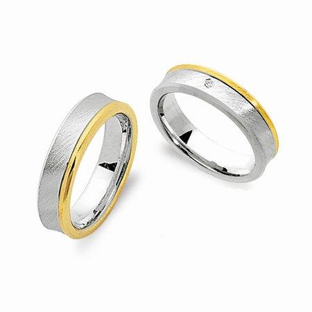 Schwarz Trauringe/Eheringe Basic SW051