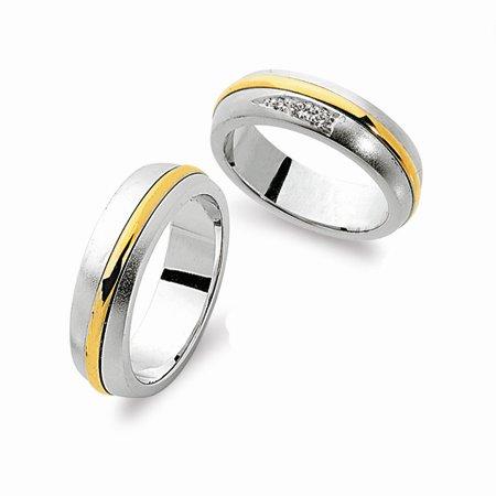 Schwarz Trauringe/Eheringe Basic SW052