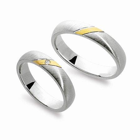 Schwarz Trauringe/Eheringe Basic SW059