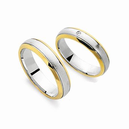 Schwarz Trauringe/Eheringe Basic SW061