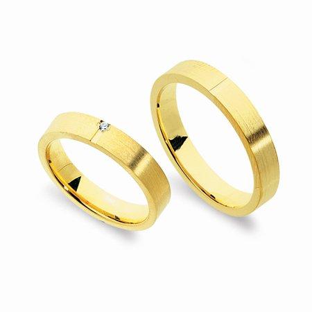 Schwarz Trauringe/Eheringe Basic SW074