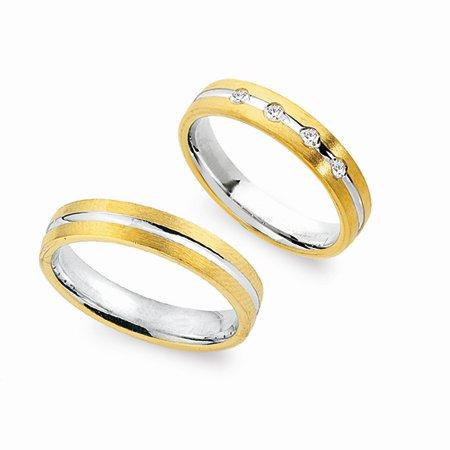 Schwarz Trauringe/Eheringe Basic SW087