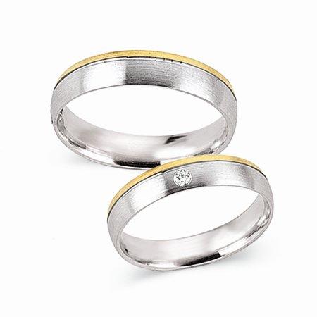 Schwarz Trauringe/Eheringe Basic SW122