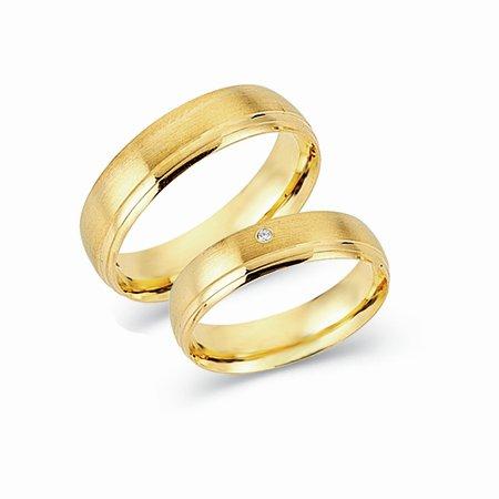 Schwarz Trauringe/Eheringe Basic SW134