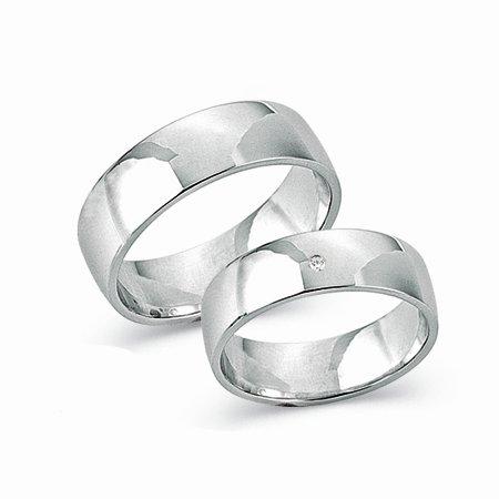 Schwarz Trauringe/Eheringe Basic SW180