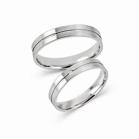 Schwarz Trauringe/Eheringe Basic SW189
