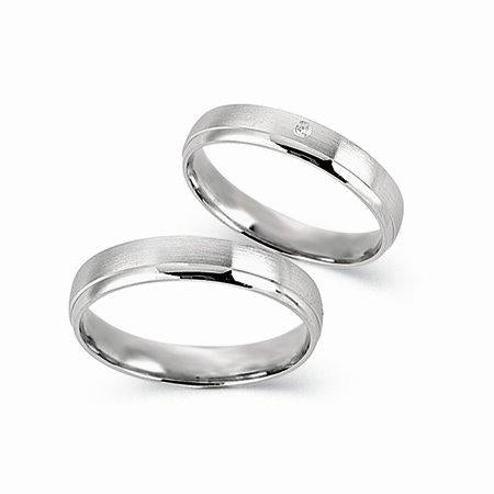 Schwarz Trauringe/Eheringe Basic SW190