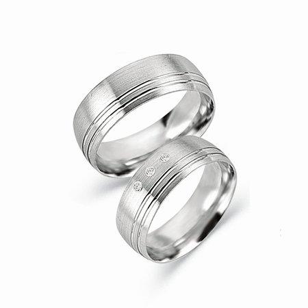 Schwarz Trauringe/Eheringe Basic SW203