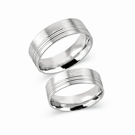 Schwarz Trauringe/Eheringe Basic SW207