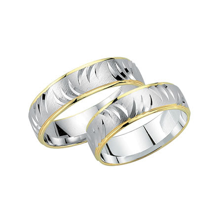 Schwarz Trauringe/Eheringe Crazy Love Bicolor SW561