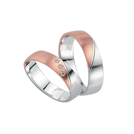 Schwarz Trauringe/Eheringe Crazy Love Bicolor SW580