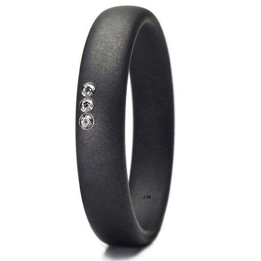 Produktbild: TANTALUM MAGIC Tantal Ring Fein Matt P 1 3x0,014 ct.