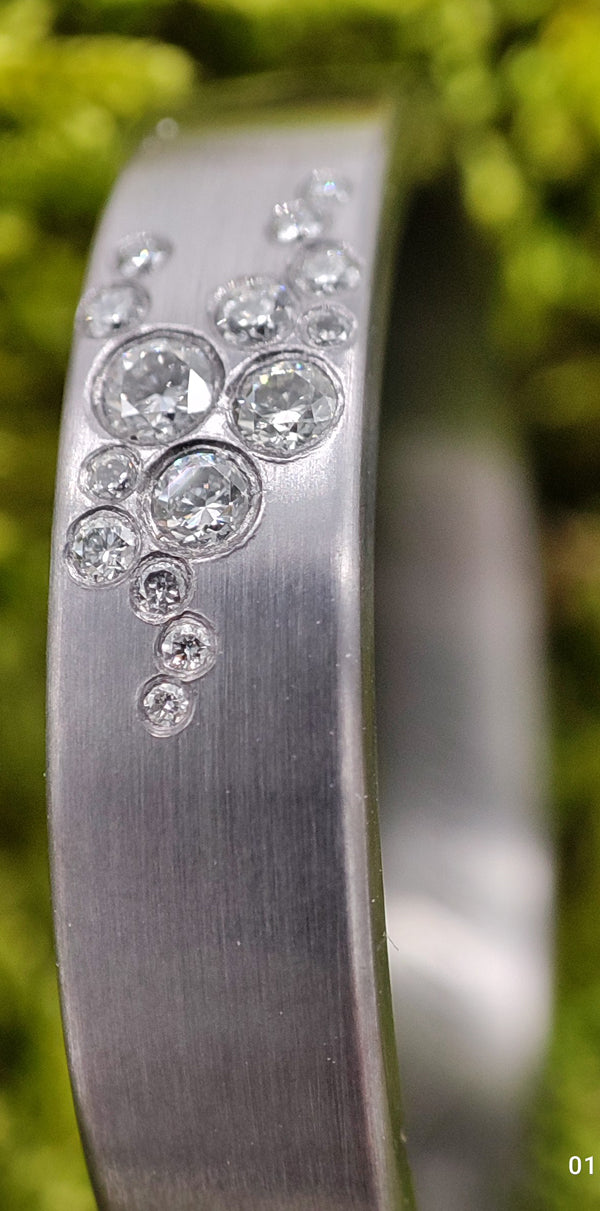 TANTALUM MAGIC Tantal Ring Linie P2 15x0,076 ct.