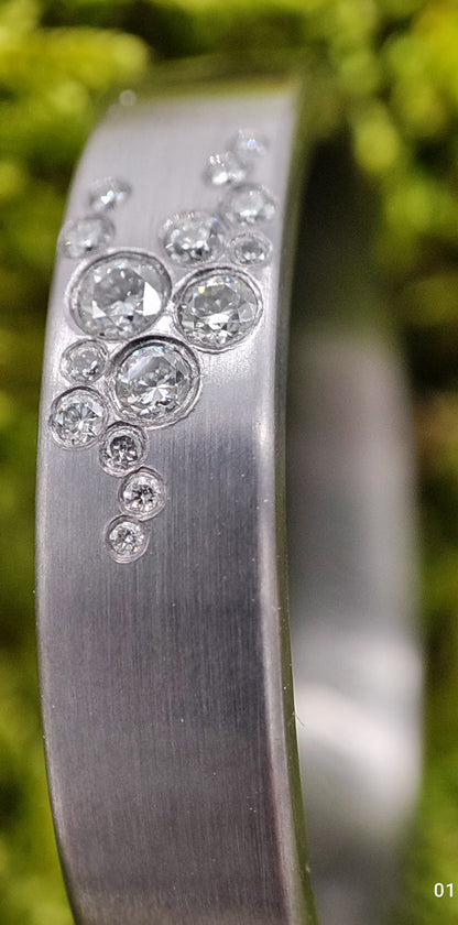 TANTALUM MAGIC Tantal Ring Linie P2 15x0,076 ct.