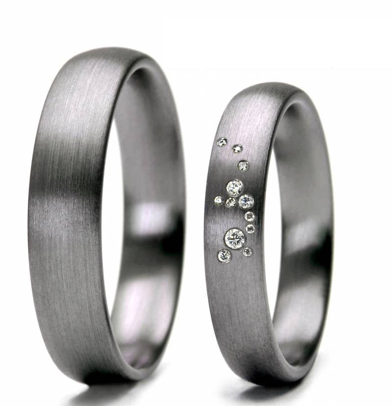 Produktbild: Tantalum Magic Tantal Eheringe Linie P1 12 Brill. 0,047ct.