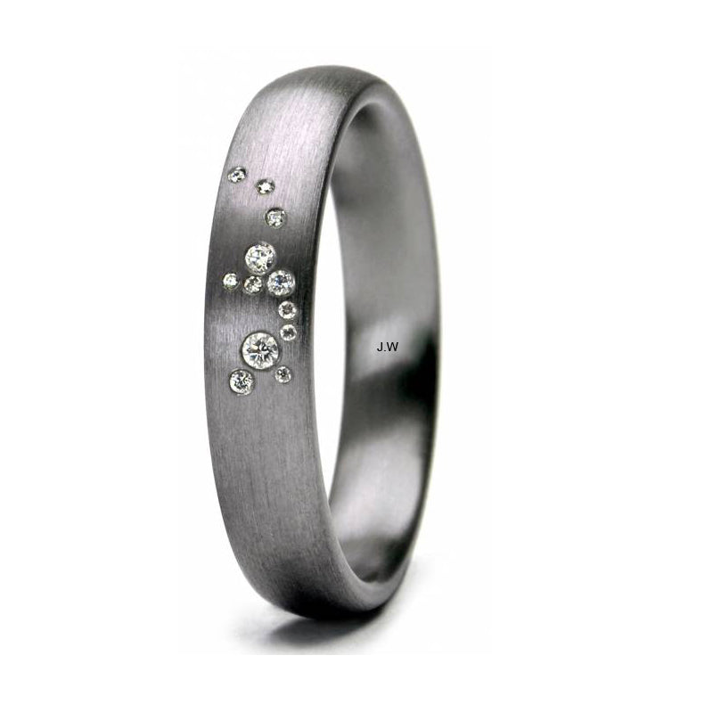 Produktbild: TANTALUM MAGIC Tantal Ring Linie P1 12x0,043 ct.