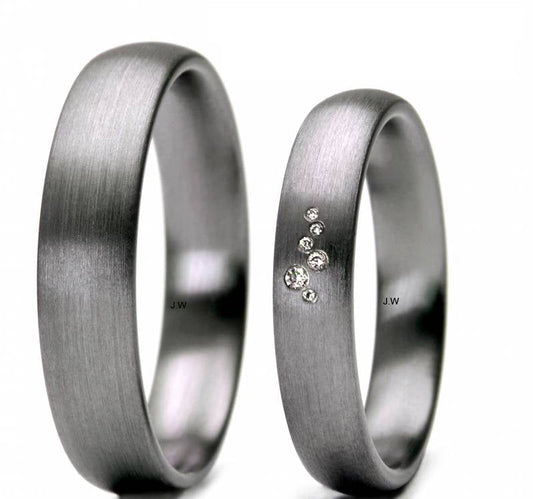 Produktbild: Tantalum Magic Tantal Eheringe Linie P1 6 Brill. 0,017ct.