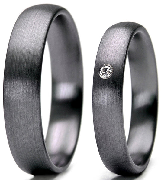 Produktbild: Tantal Eheringe P1 Matt 1 Brill. 0.0166ct. Tantalum Magic