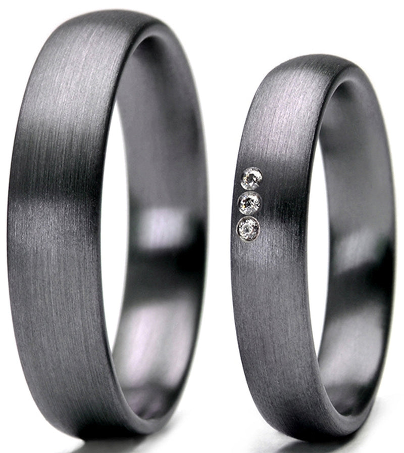 Produktbild: Tantalum Magic Tantal Eheringe P1 Fein-Matt 3 Brill,