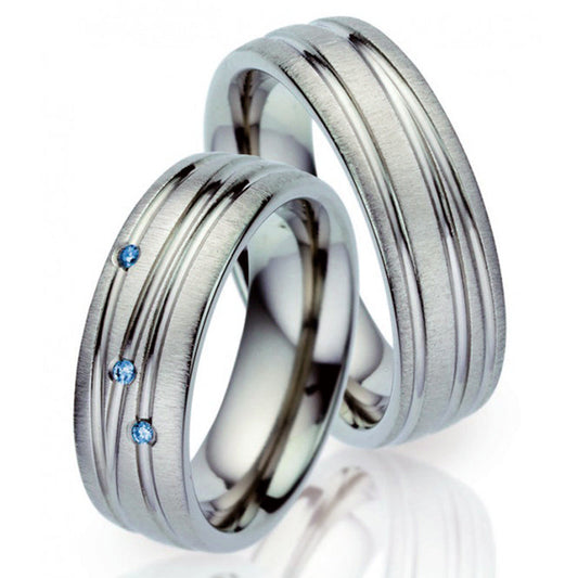 Produktbild: TitanFactory Trauringe/Eheringe 52291/008/264/2000-52291/008/000//2000 Blue