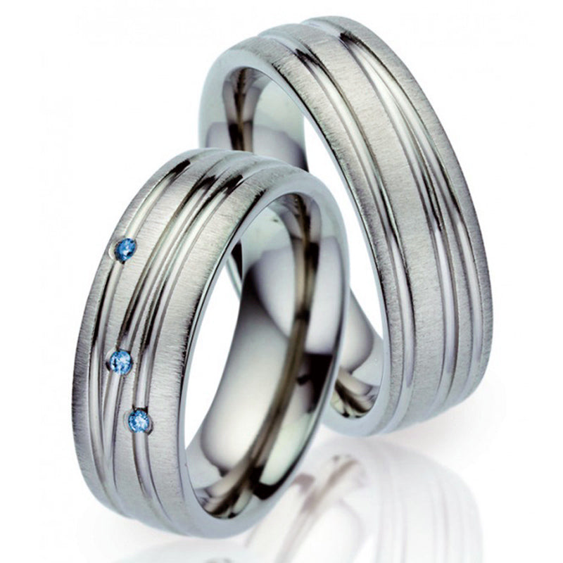 Produktbild: TitanFactory Trauringe/Eheringe 52291/008/264/2000-52291/008/000//2000 Blue