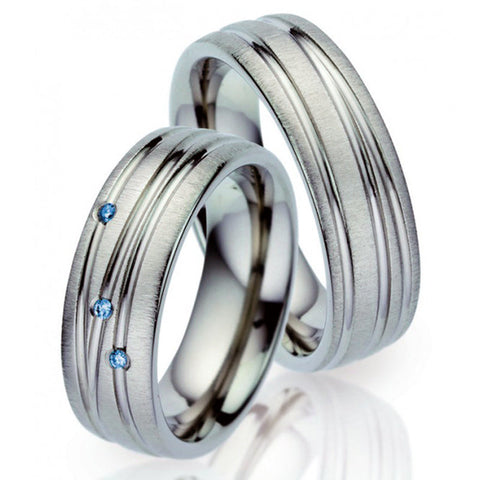 Produktbild: TitanFactory Trauringe/Eheringe 52291/008/264/2000-52291/008/000//2000 Blue