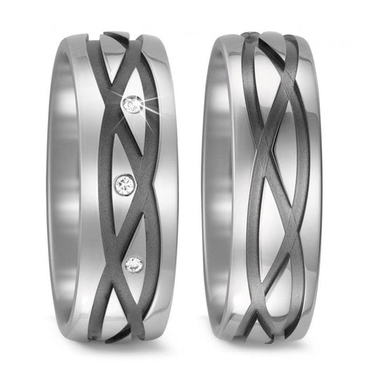 Produktbild: TitanFactory Titan Trauringe/Eheringe 52462/001/003/2000-52462/001/000/2000