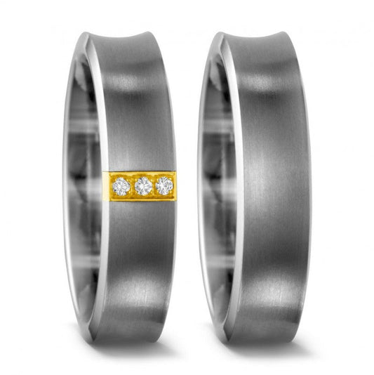 Produktbild: TitanFactory Trauringe/Eheringe 51296/001/005/7201-51307/001/000/2000