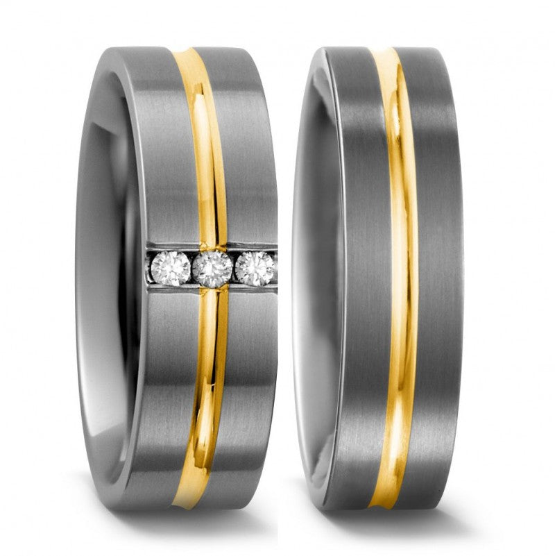 Produktbild: TitanFactory Trauringe/Eheringe 52091/001/006/7201-51302/001/000/7201