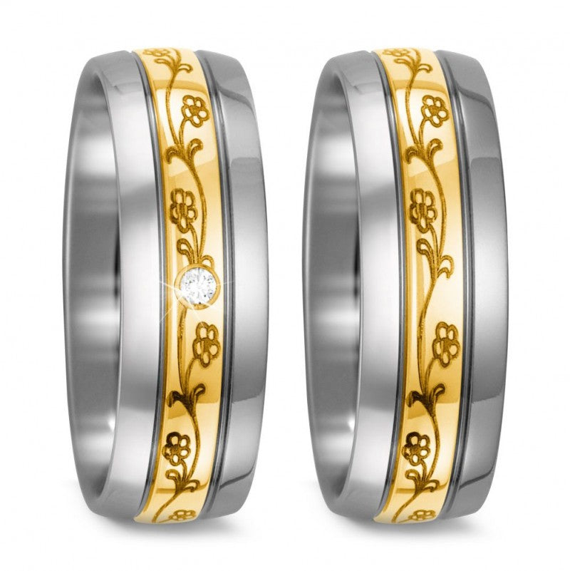 Produktbild: TitanFactory Trauringe/Eheringe 52467/000/003/7201-52467/000/000/7201