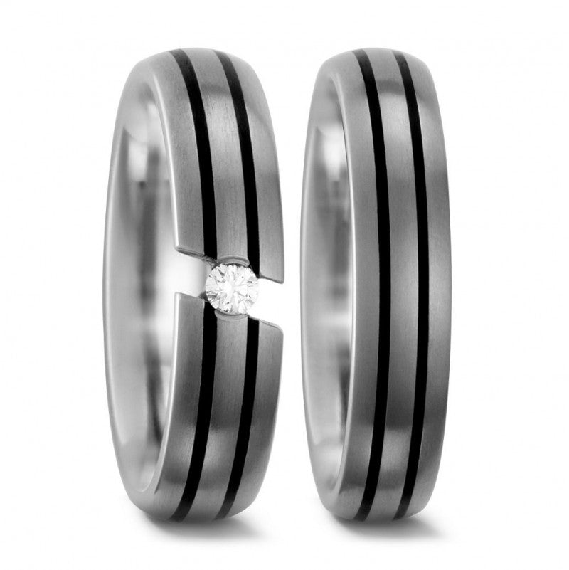 Produktbild: TitanFactory Trauringe/Eheringe 51839/001/575/2000-51840/001/570/2000