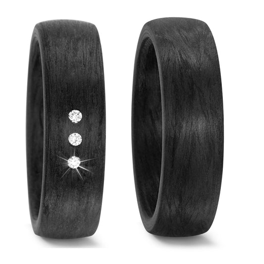 Produktbild: TitanFactory Trauringe/Eheringe aus Carbon 59281/002/003/N000-59288/002/000/N000