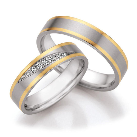 Collection Ruesch White Style Steel & Gold Elegance 88/25170-180