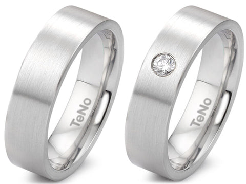 Produktbild: TeNo Trauringe/Eheringe DELUXX YUNIS 069.0200.XX-069.0217.XX