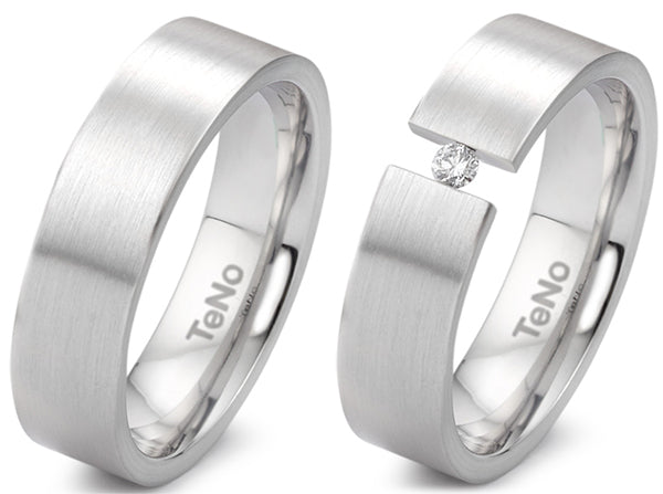 Produktbild: TeNo Trauringe/Eheringe DELUXX YUNIS 069.0200.XX-069.0224.XX