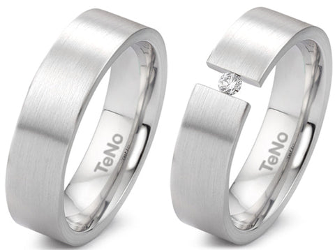 Produktbild: TeNo Trauringe/Eheringe DELUXX YUNIS 069.0200.XX-069.0224.XX