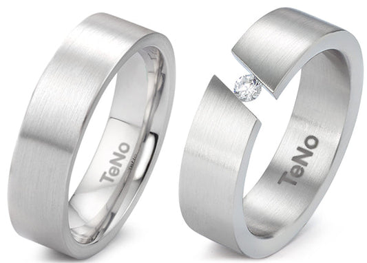 Produktbild: TeNo Trauringe/Eheringe DELUXX YUNIS 069.0200.XX-069.0237.XX