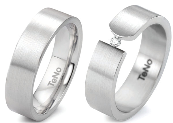 Produktbild: TeNo Trauringe/Eheringe DELUXX YUNIS 069.0200.XX-069.0274.XX