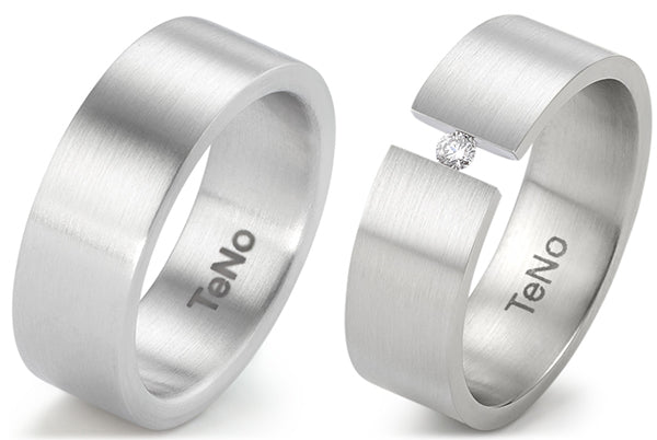 Produktbild: TeNo Trauringe/Eheringe DELUXX YUNIS 069.0300.XX-069.0324.XX