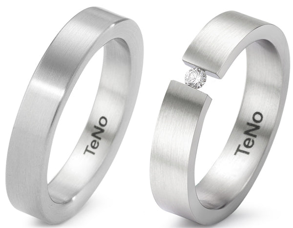 Produktbild: TeNo Trauringe/Eheringe DELUXX YUNIS 069.0100.XX-069.0124.XX