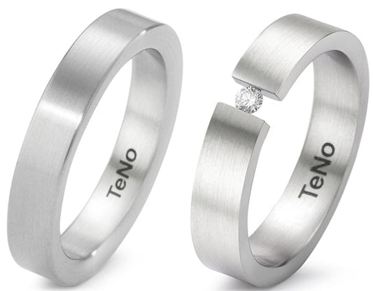Produktbild: TeNo Trauringe/Eheringe DELUXX YUNIS 069.0100.XX-069.0124.XX